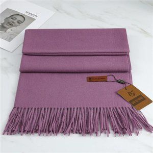 Cashmere Feel Solid Scarf,  Luxurious Long Extra Large Women Men shawl